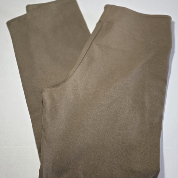 Women with Control Slimming Tights Khaki Leg Pant Size Medium Tummy Control - Picture 5 of 8